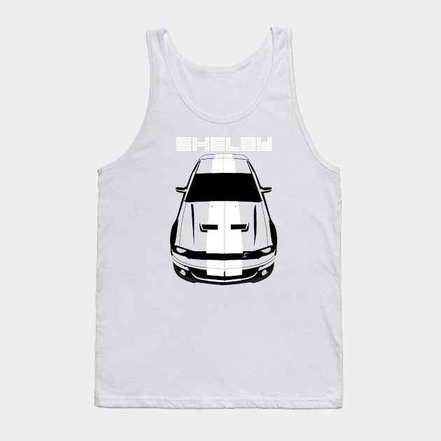 Mustang Shelby GT500 2007-2009 - White lines Tank Top by V8social